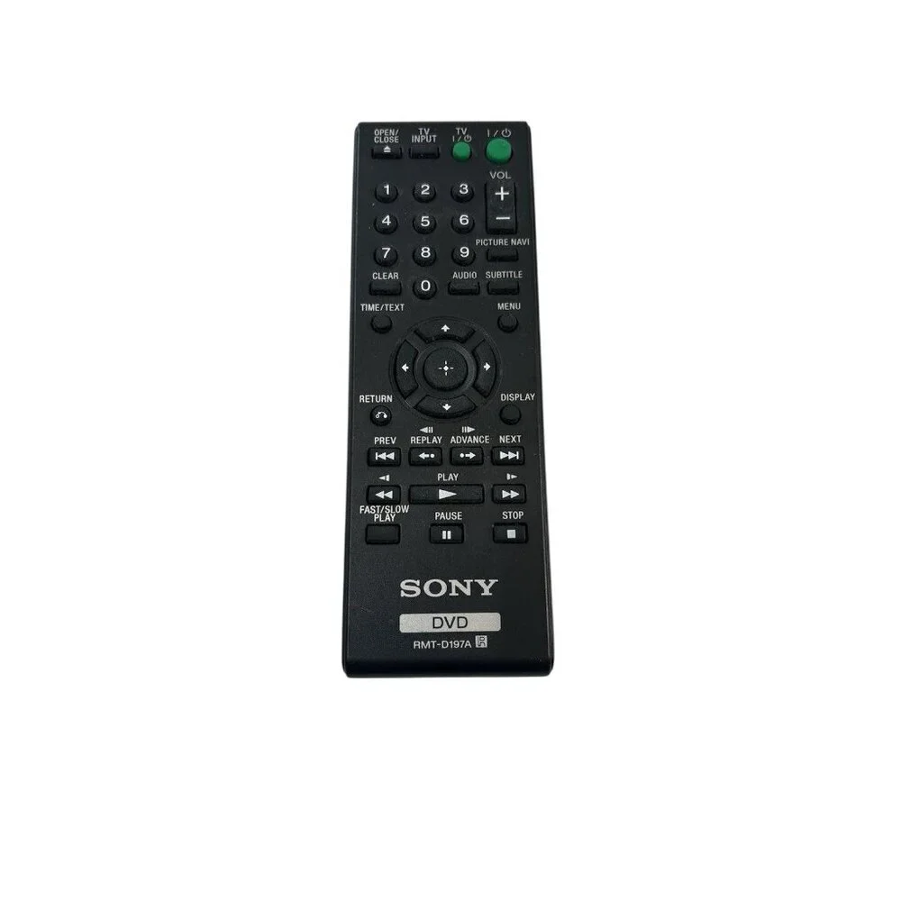Sony Remote Control (RMT-D197A) for Select Sony DVD Players - Black